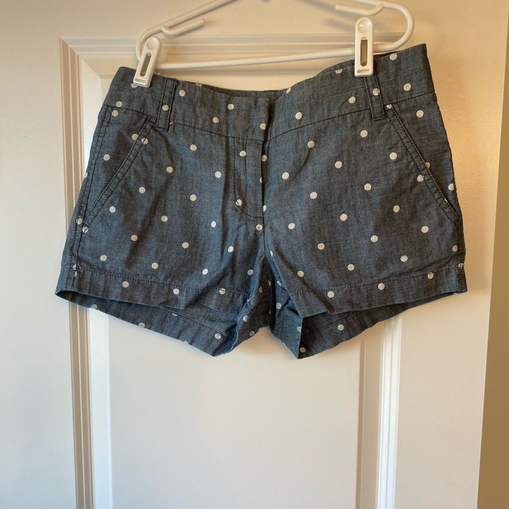 J Crew polka dot shorts